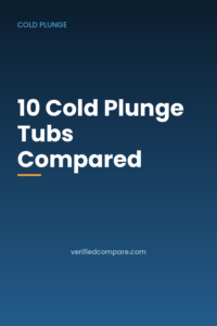 Ten cold plunge tubs compared, from VerifiedCompare