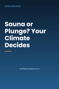 Sauna or cold plunge first - your climate decides, from VerifiedCompare